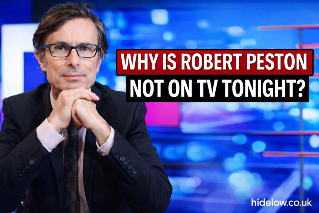 why is robert peston not on tv tonight