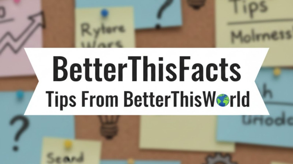 betterthisfacts tips by betterthisworld