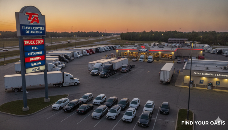 travel center of america truck stop near me