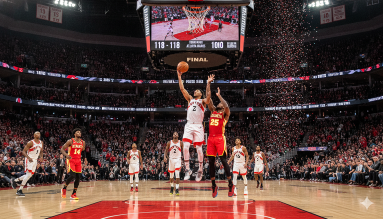 toronto raptors vs atlanta hawks match player stats